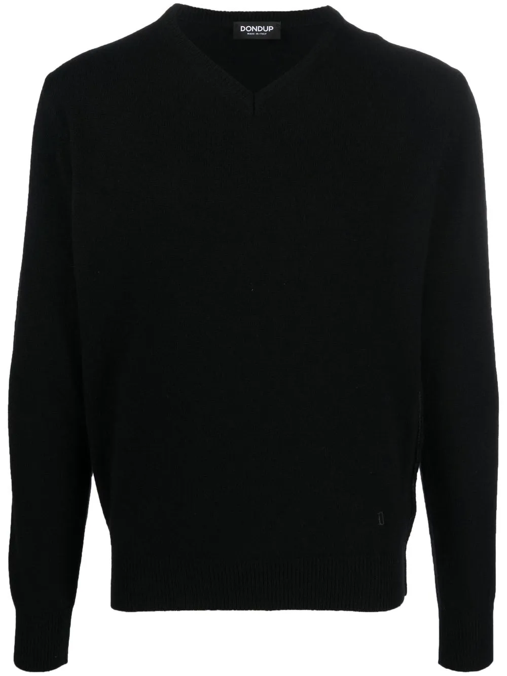 

DONDUP V-neck merino-cashmere jumper - Black