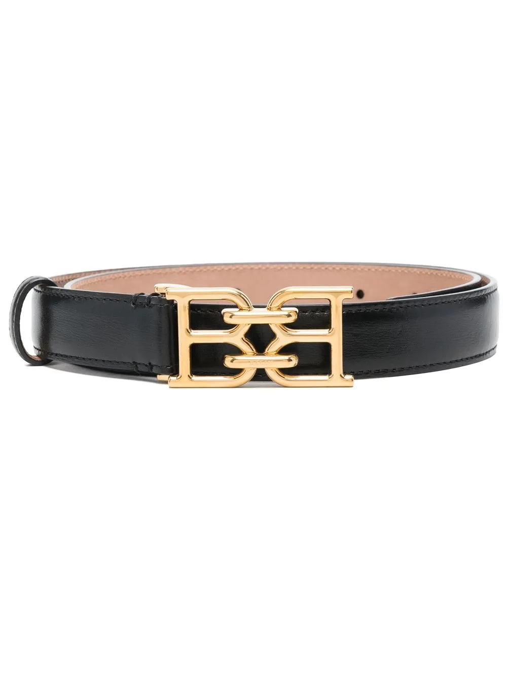 

Bally logo-plaque buckle belt - Black