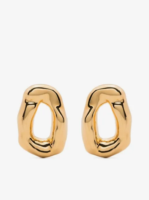 colville engraved-logo chunky stud earrings 