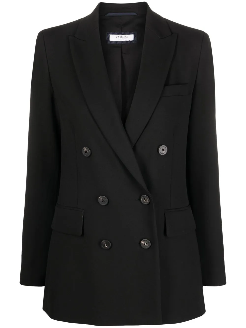 

Peserico blazer con doble botonadura - Negro