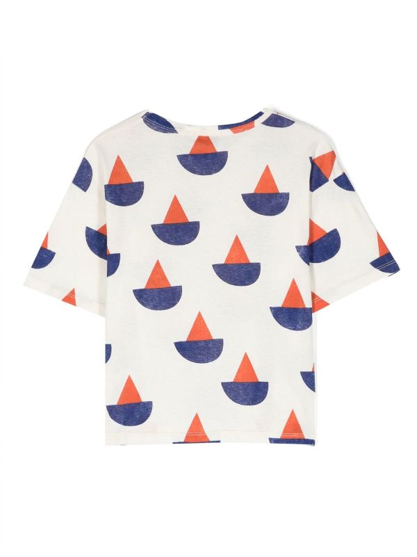 Bobo Choses Sail Boat organic-cotton T-shirt - Farfetch