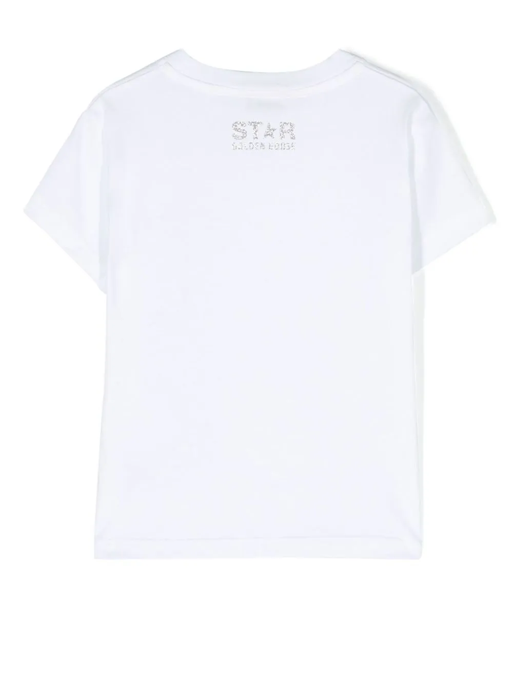 Golden Goose Kids T-shirt met logoprint - Wit