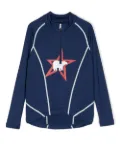 Perfect Moment Kids Polar half-zip fleece sweatshirt - Blue
