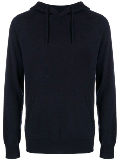 Emporio Armani logo-embroidered hoodie Men