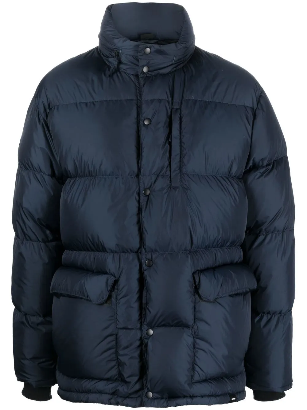 

ASPESI concealed hood down-filled jacket - Blue