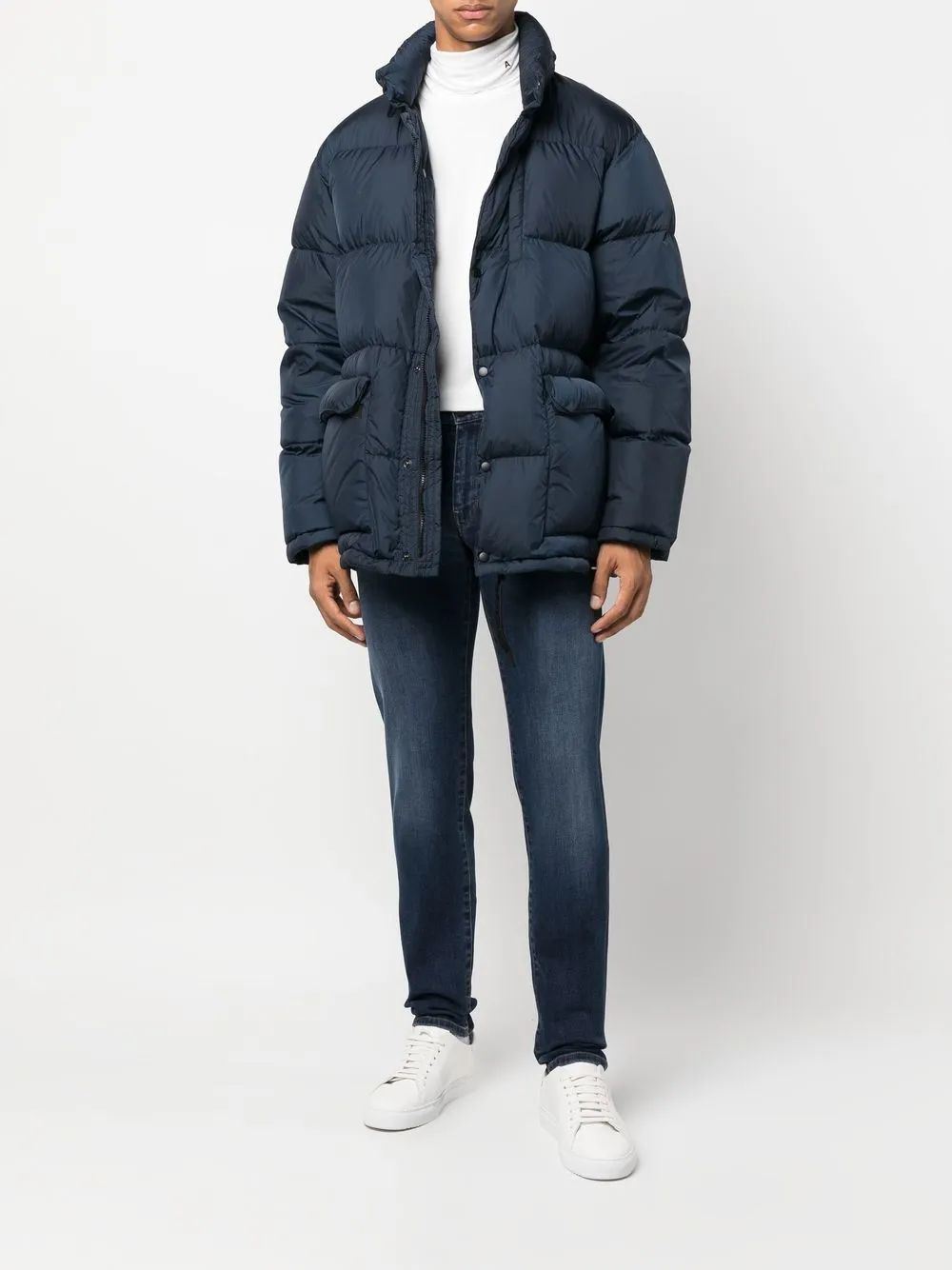 ASPESI Concealed Hood downfilled Jacket Farfetch