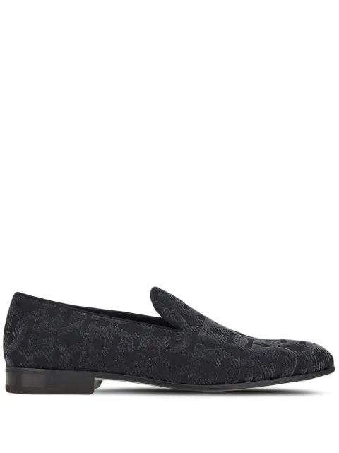 Ferragamo Gancini-pattern moccasins