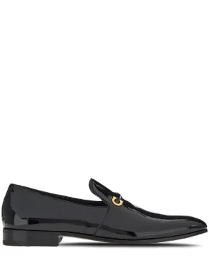 Ferragamo ガンチーニ レザーローファー | ブラック | FARFETCH JP