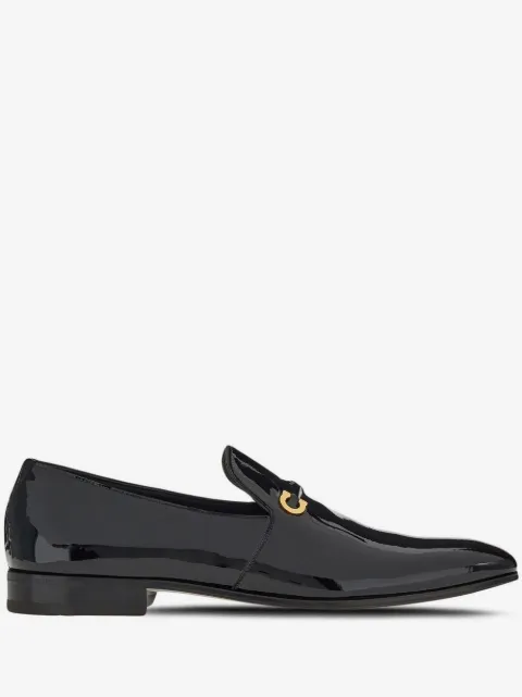 Ferragamo Gancini-ornament moccasins