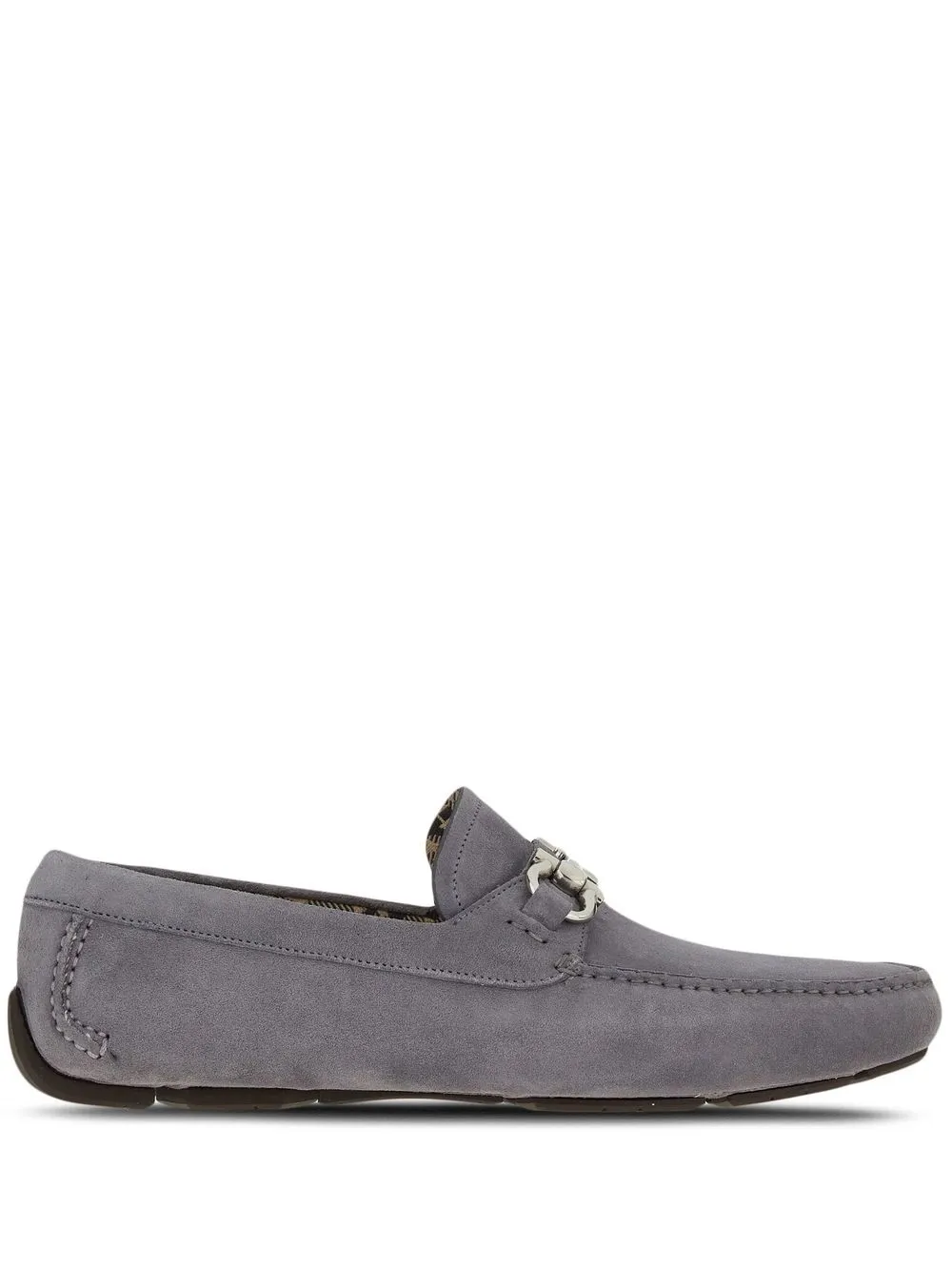 

Ferragamo Gancini-ornament Driver loafers - Grey