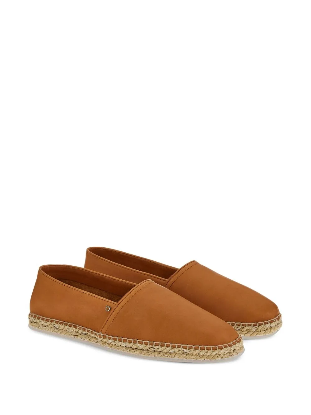 Ferragamo Espadrilles met stikseldetail - Bruin