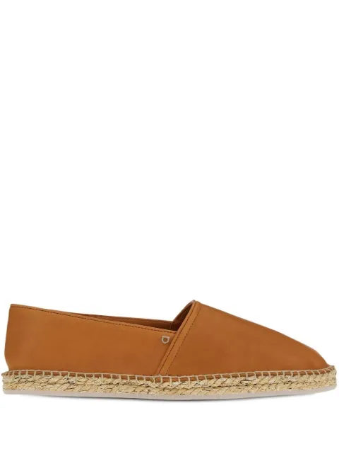 Ferragamo topstitch detail espadrilles