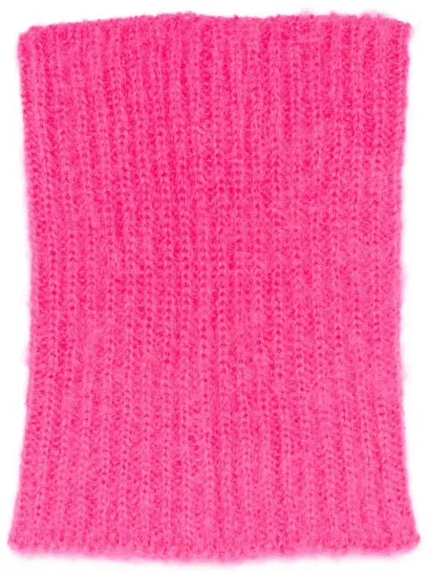 ribbed knitted snood