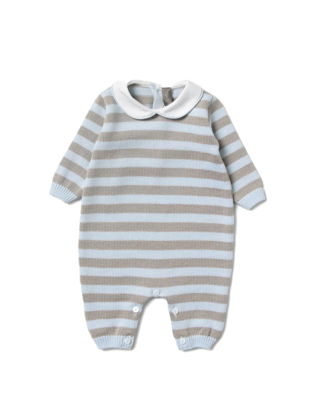 Little Bear striped round-collar romper | Rompers | Image 2