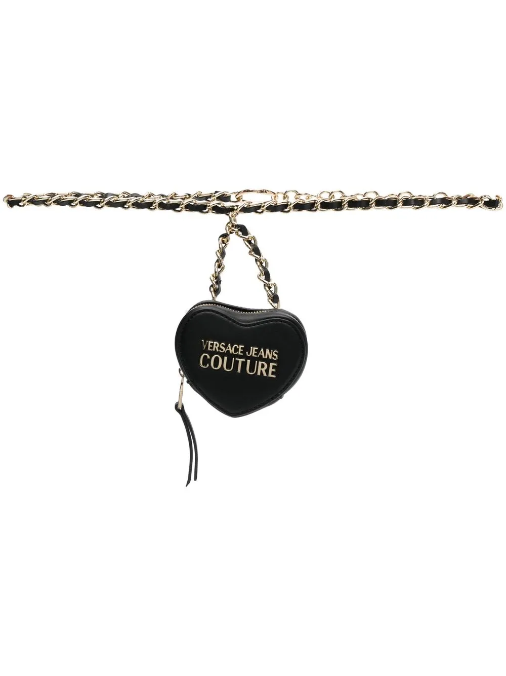 

Versace Jeans Couture cinturón estilo cartera con forma de corazón - Negro
