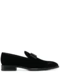 DSQUARED2 almond-toe bow-detail loafers - Black