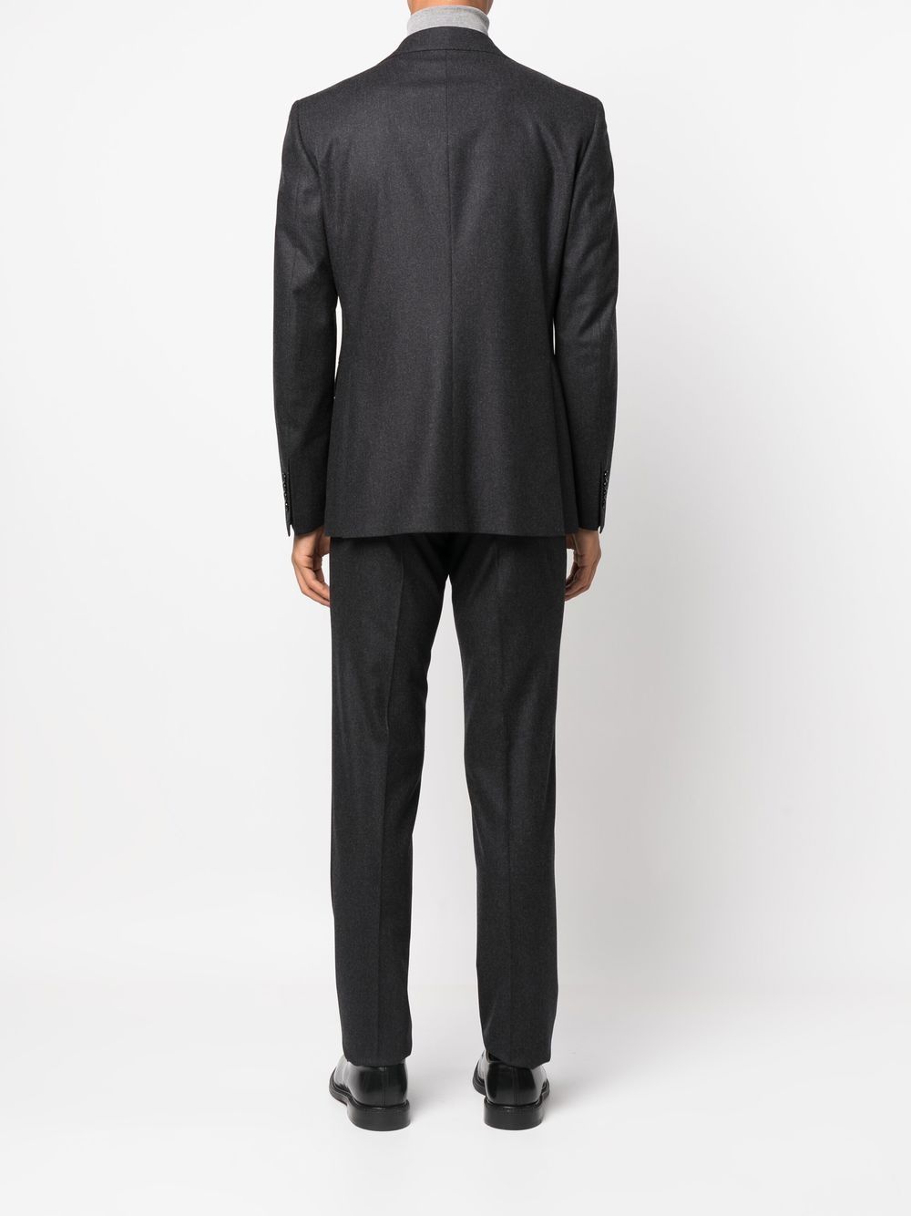 Shop Tagliatore Single-breasted Two-piece Suit In Grau