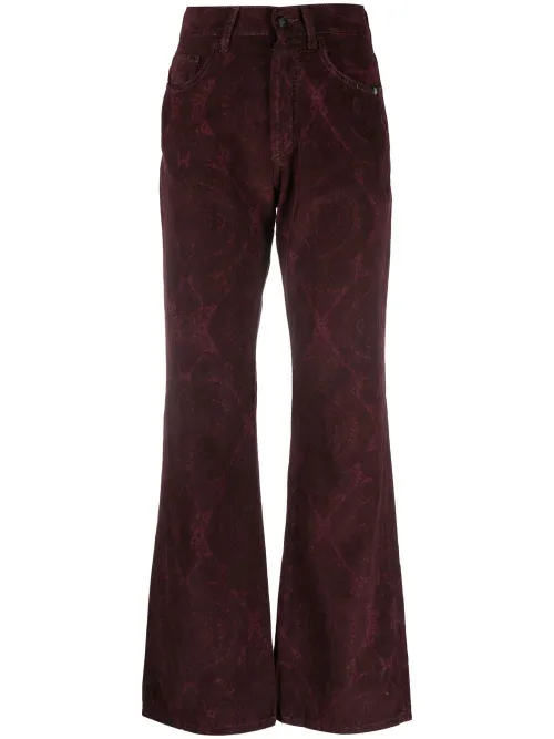 Pantalon à imprimé graphique - AMISH - Modalova