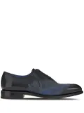 Ferragamo embroidered oxford-shoes - Blue