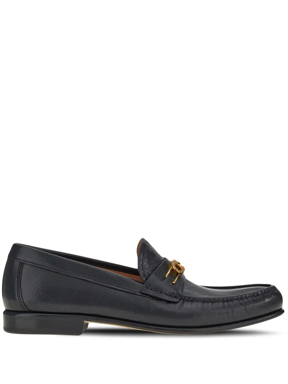 

Ferragamo Gancini buckle loafers - Black