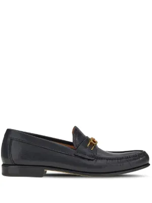 Ferragamo ガンチーニ レザーローファー | ブラック | FARFETCH JP