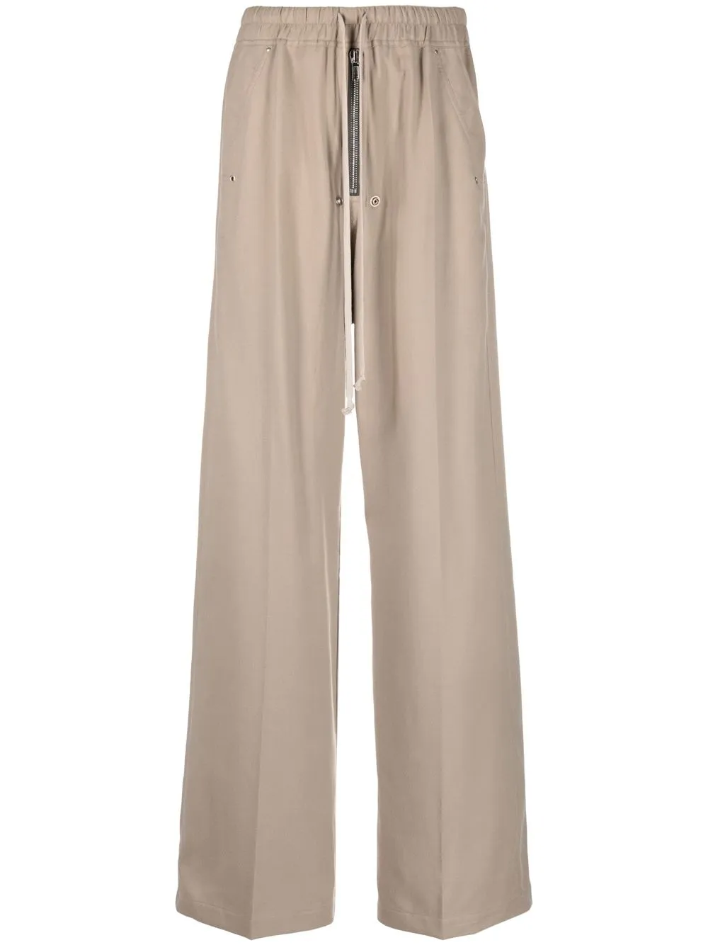 

Rick Owens wide-leg cotton track pants - Neutrals