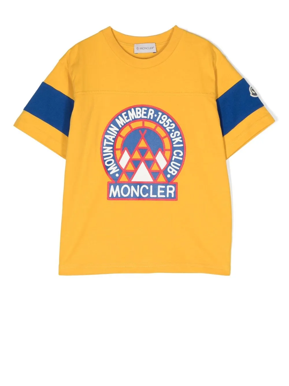 

Moncler Enfant playera Mountain Member - Amarillo