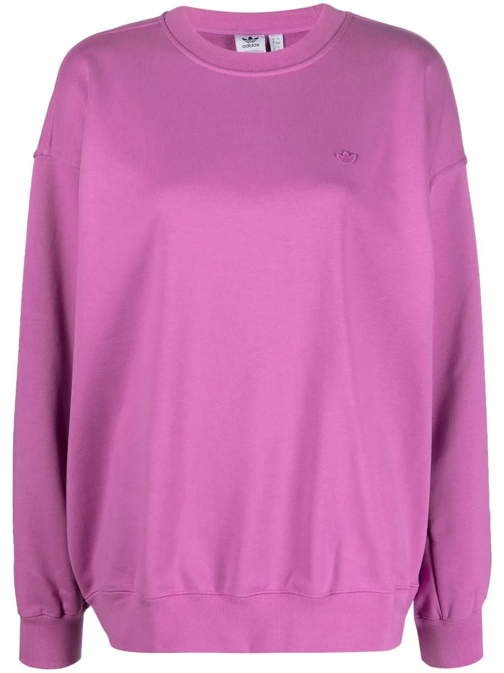 

adidas sudadera con aplique del logo - Rosado