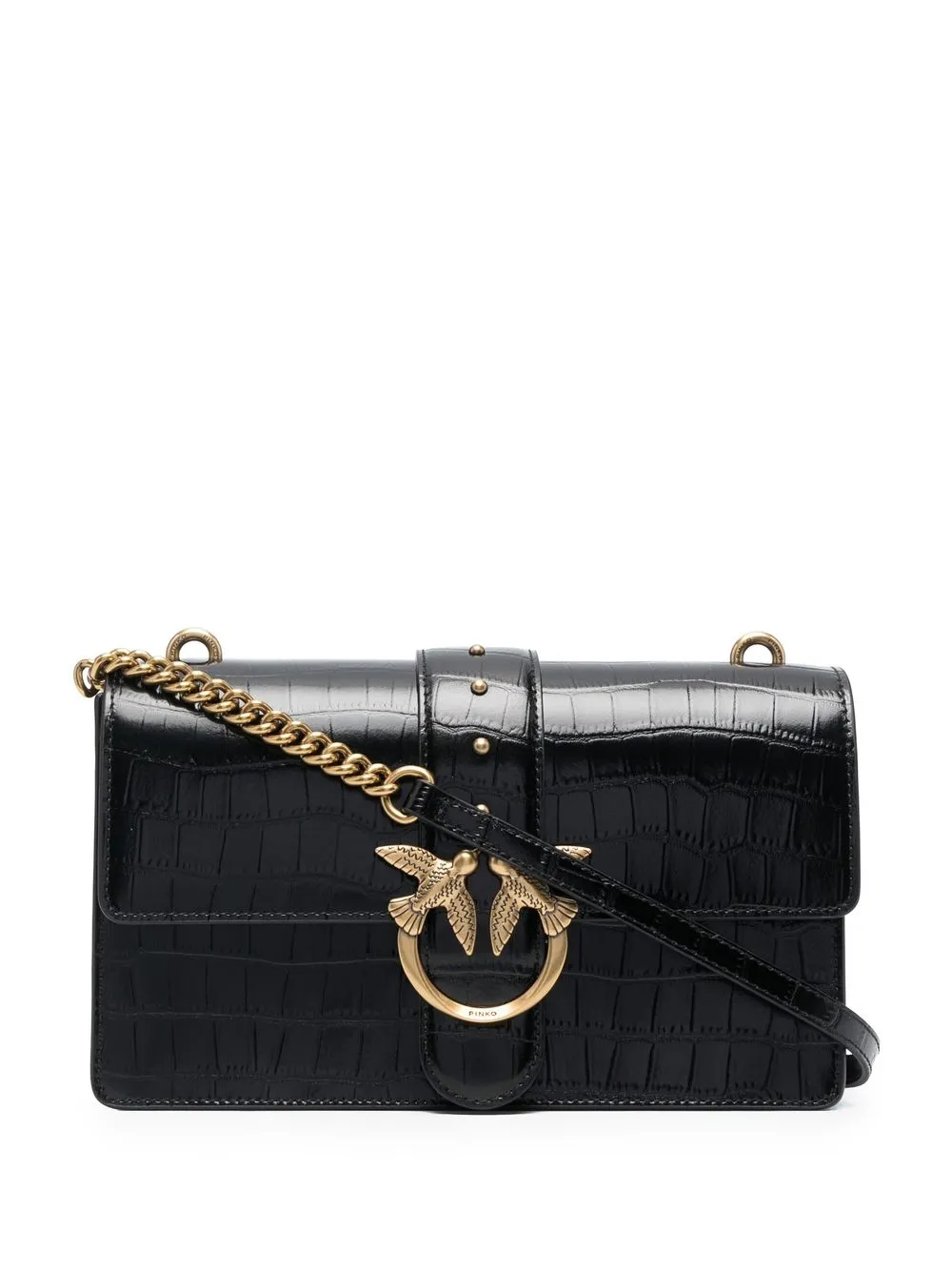 

PINKO bolsa crossbody Love - Negro