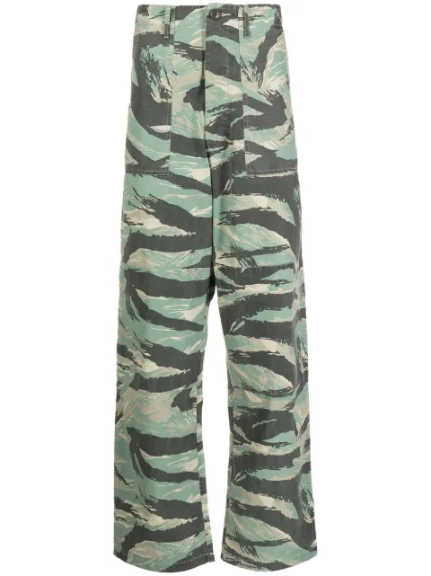 Maharishi camouflage-print straight-leg trousers 