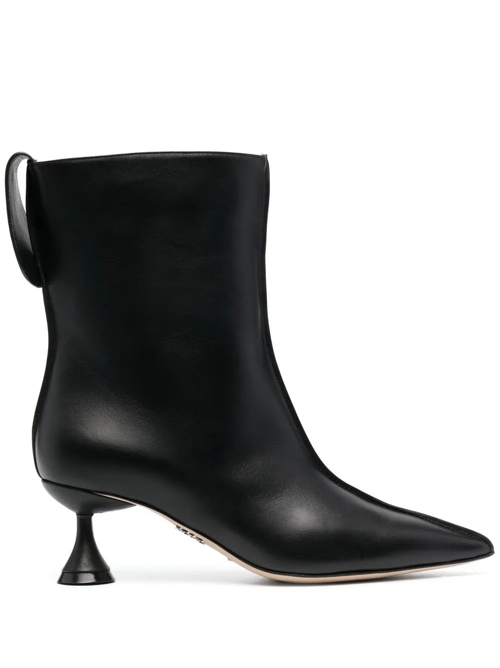 

Rodo 70mm pointed-toe leather boots - Black