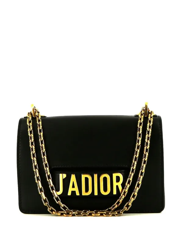 pre-owned J'Adior leather shoulder bag