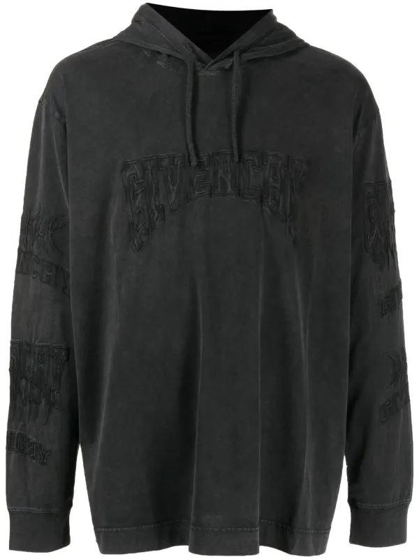 Givenchy faded logo clearance hoodie