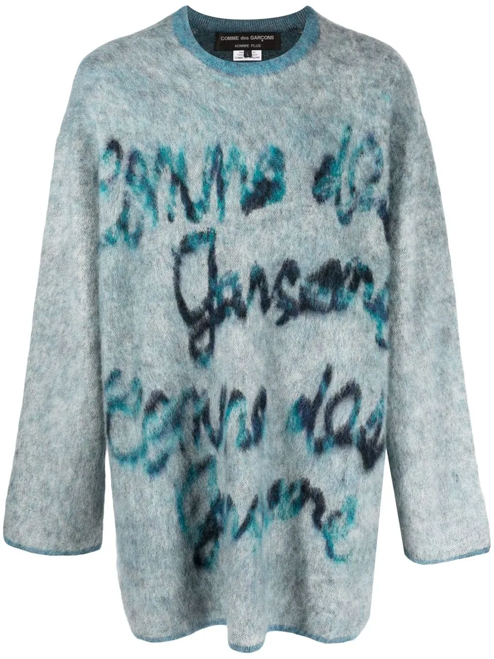 Comme Des Garçons Homme Plus intarsia-knit wool-blend Sweater 