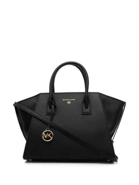 Michael Michael Kors logo-plaque leather tote bag