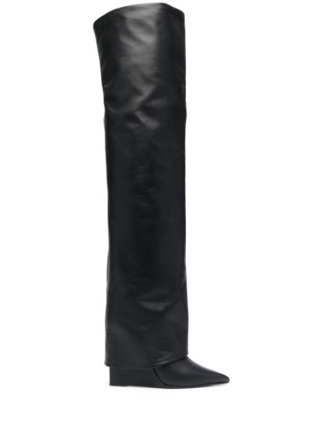 Le Silla foldover-top knee-length 125mm boots Women