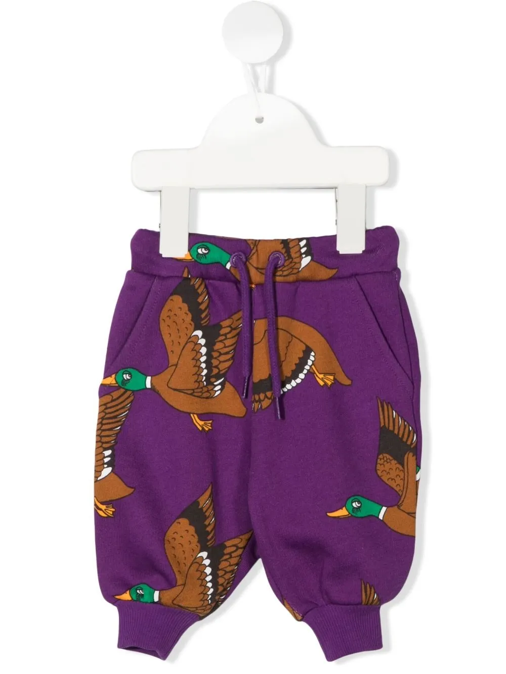 

Mini Rodini animal-print tracksuit trousers - Purple