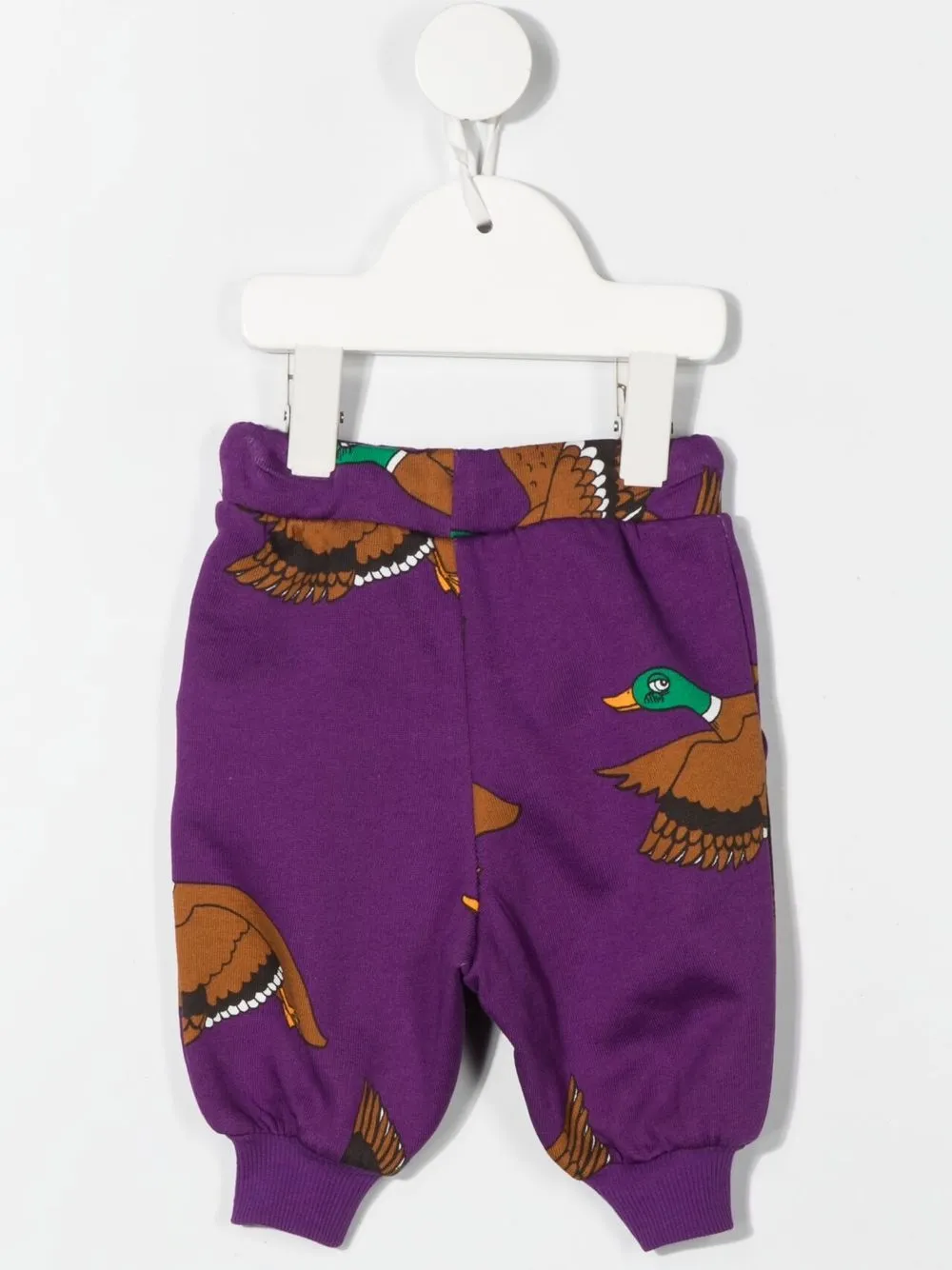 Mini Rodini Trainingsbroek met dierenprint - Paars