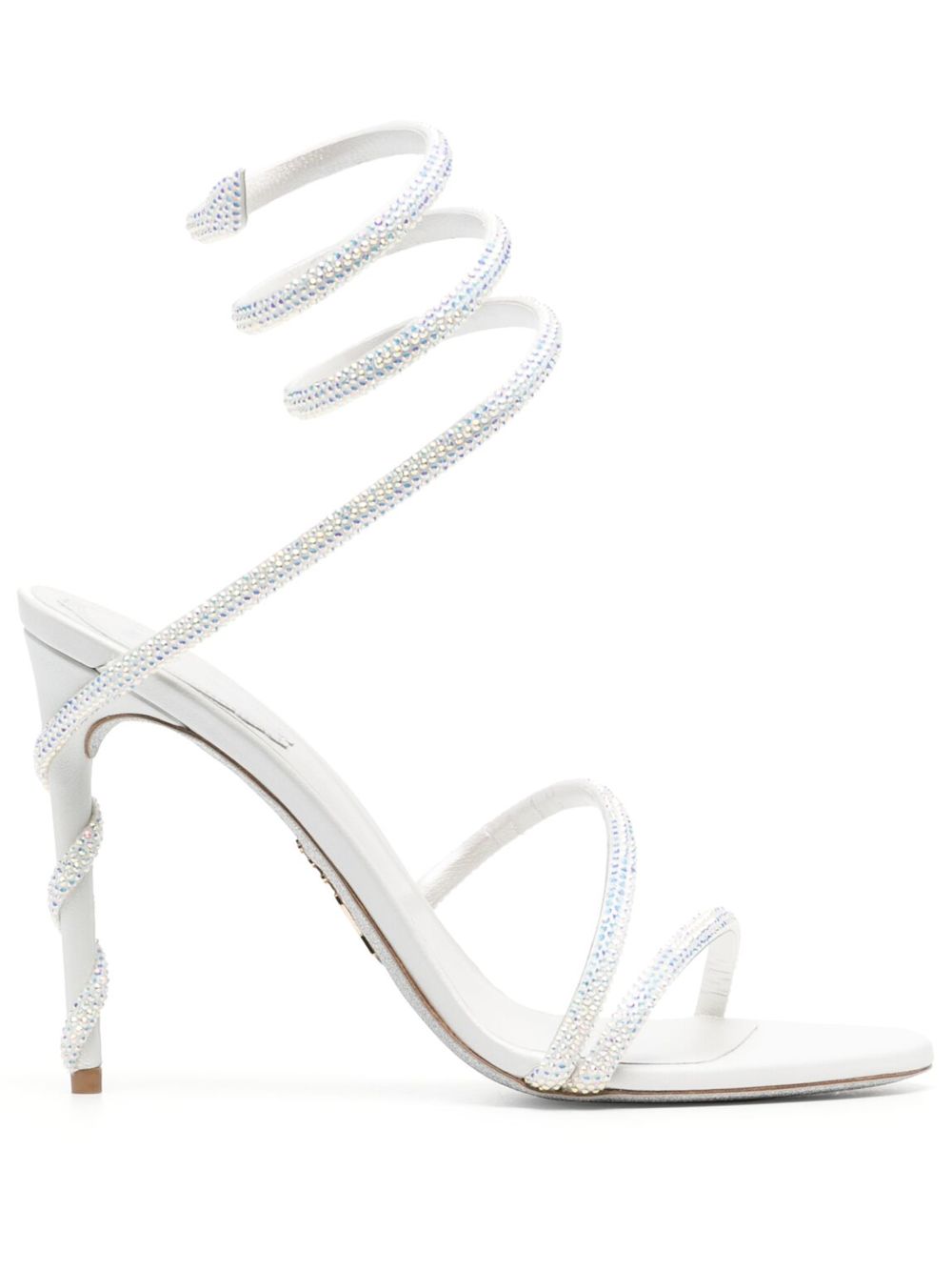 René Caovilla crystal-embellished Wraparound 120mm Sandals - Farfetch