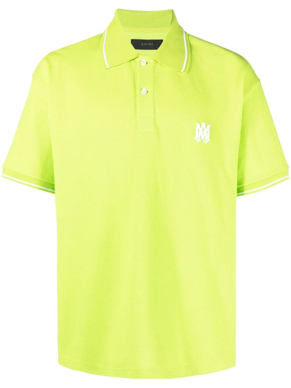 

AMIRI playera tipo polo con logo bordado - Verde