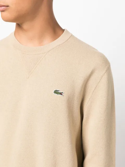 Lacoste logo-patch Crewneck Jumper 
