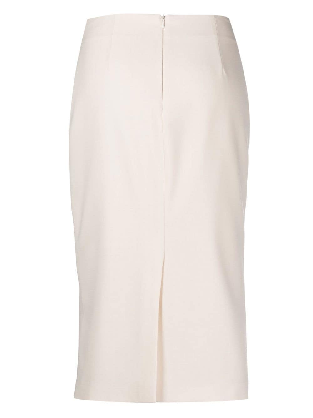 Antonelli Gebreide midi-rok - Beige