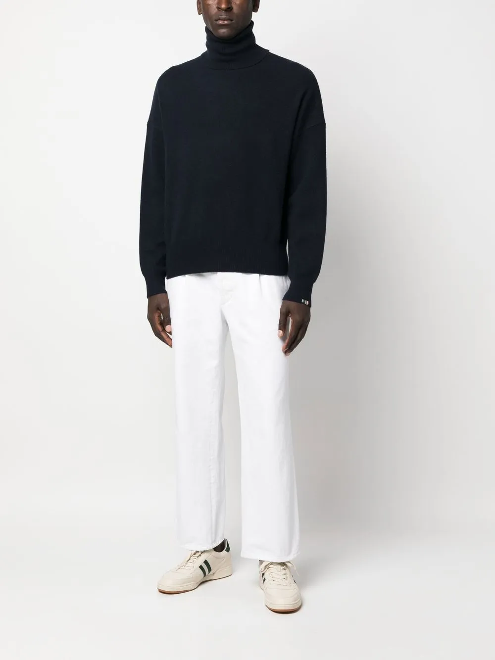 extreme cashmere roll neck knitted jumper | Knitted Sweaters | Image 2