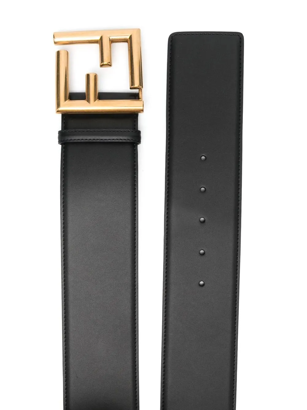 FENDI Gespriem met monogram - Zwart