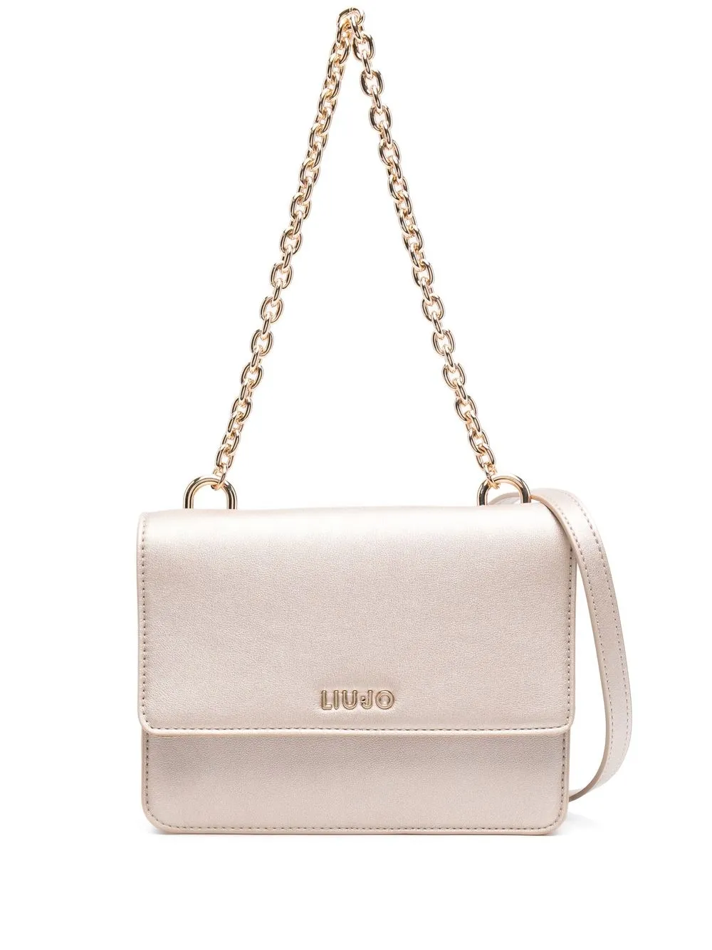 

LIU JO metallic chain-link shoulder bag - Gold