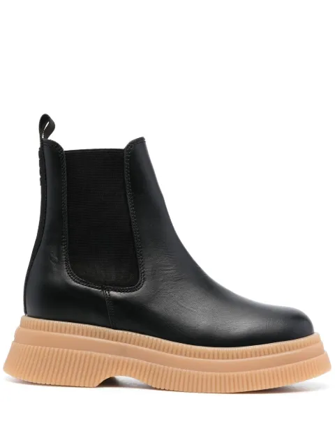 GANNI elasticated side-panel boots