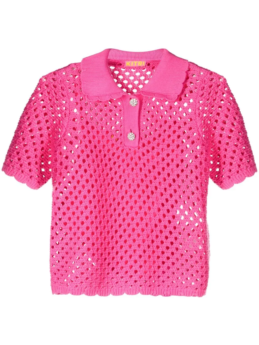 

Kitri Aida polo top - Pink