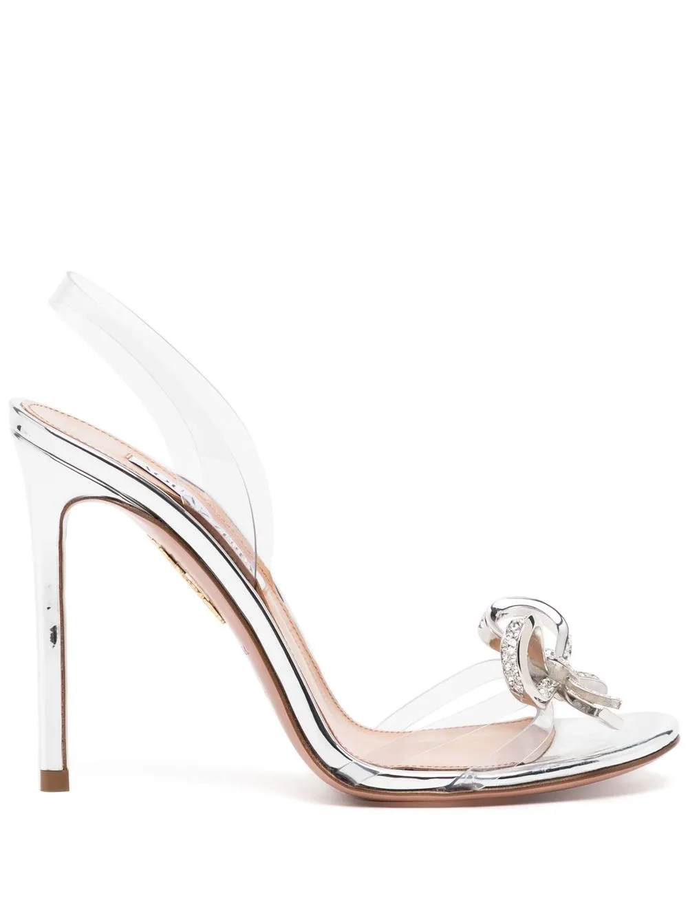 

Aquazzura Babe 106mm sandals - Silver