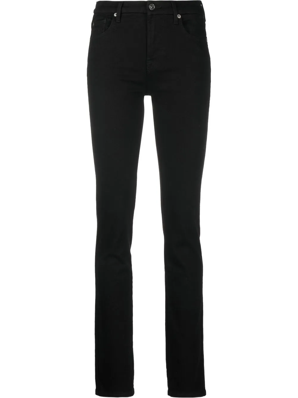 

7 For All Mankind jeans rectos con bolsillos - Negro