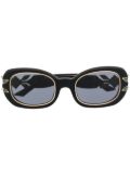 Casablanca oval-framed sunglases - Black